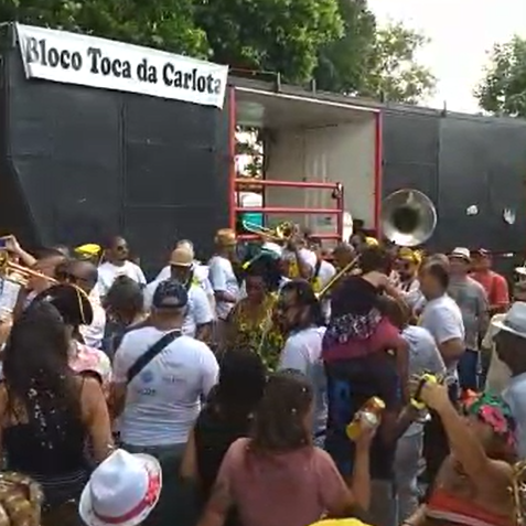 Desfile do Bloco Toca da Carlota, em Schmitt, no Carnaval de 2019