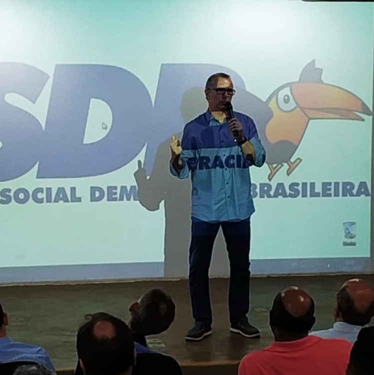 Renato Pupo, durante reunião do PSDB em Rio Preto