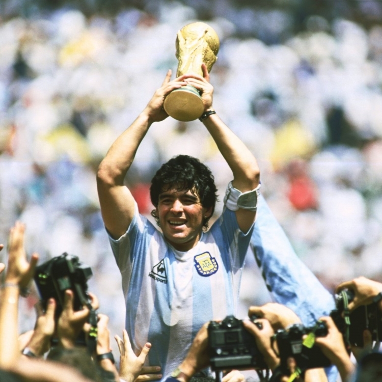 Maradona na Copa de 86, no México
