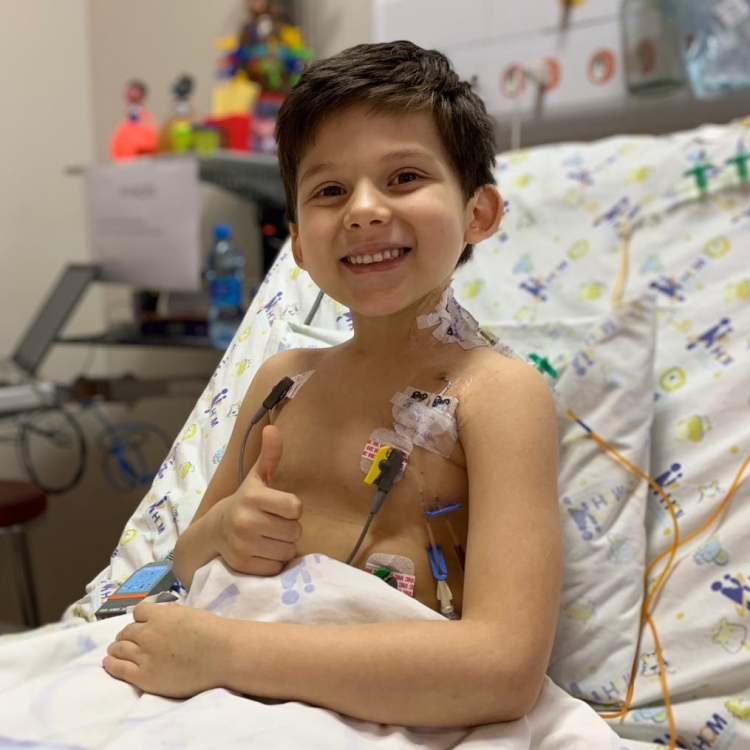 Vitor Rias da Silva é o 13º paciente de transplante cardíaco pediátrico pelo HCM de Rio Preto.