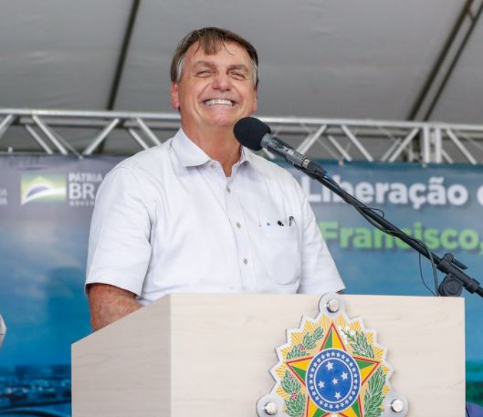 Bolsonaro durante evento oficial 