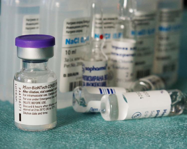 Vacina contra covi-19 Pfizer aplicadas em adultos