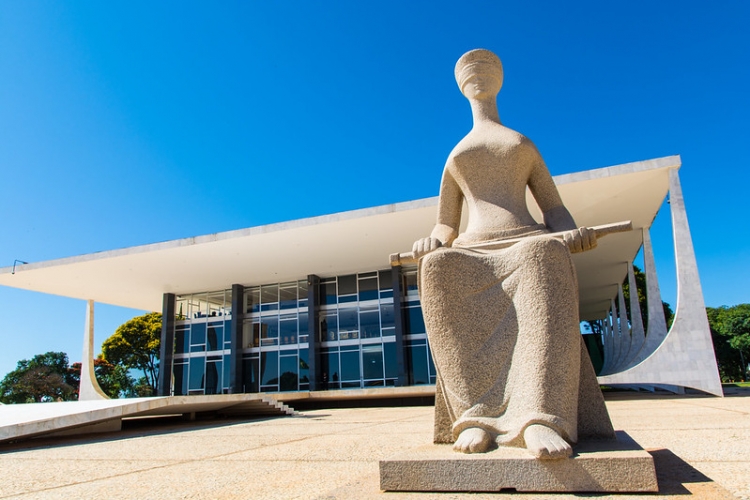 Fachado do STF em Brasília