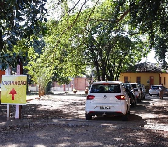 Posto de vacinação em Rio Preto